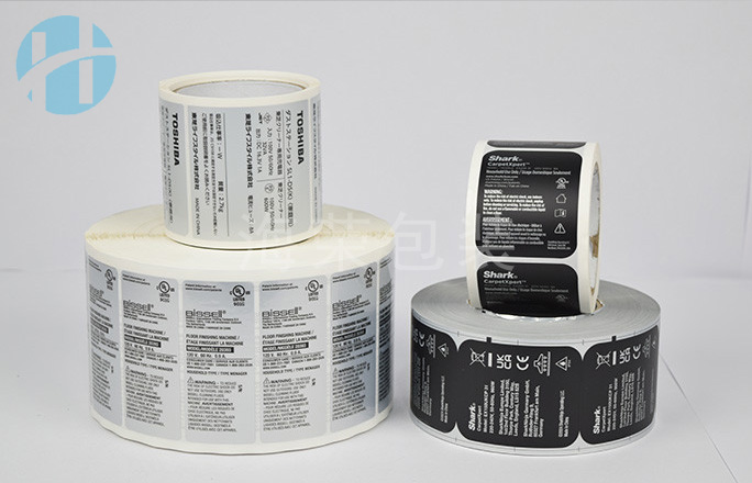 啞銀不干膠標簽，萊克電氣的精致之選