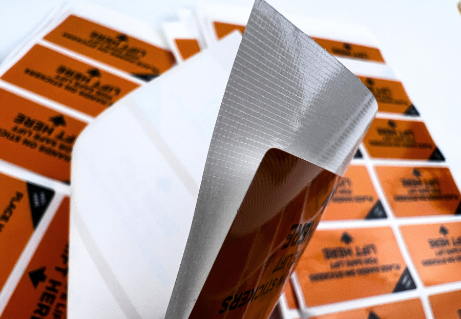 不干膠標(biāo)簽-網(wǎng)格可移膠白亮PET