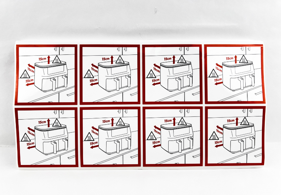 不干膠標(biāo)簽-距離貼紙