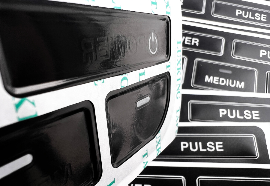 控制開關貼-透明PET