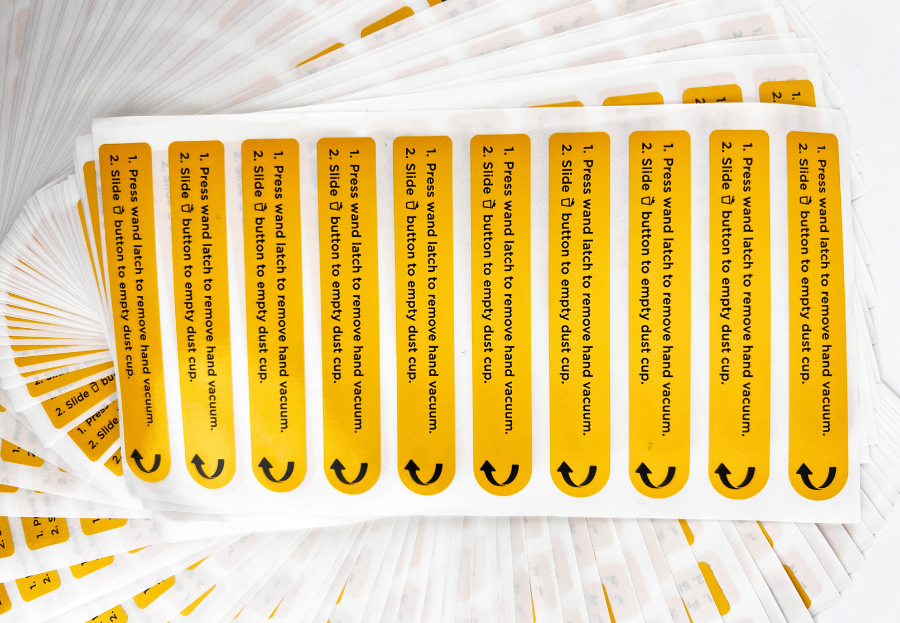 不干膠標簽-推桿貼紙