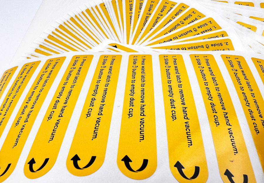 不干膠標簽-推桿貼紙